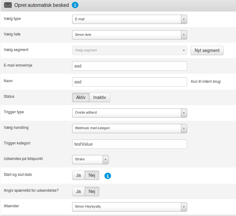 Category path settings
